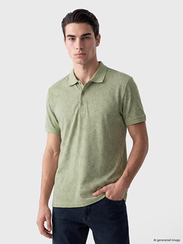 LCWAIKIKI Classic Polo Yaka Erkek Pike Tişört