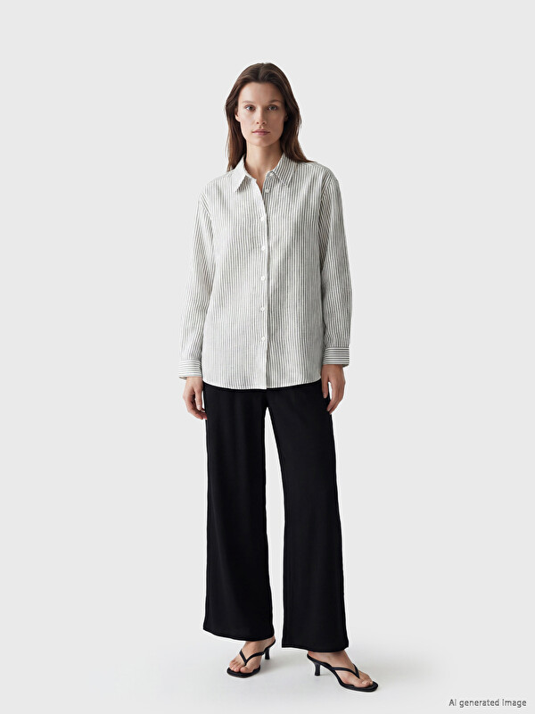 LCW Modest Damenhose mit elastischem Bund