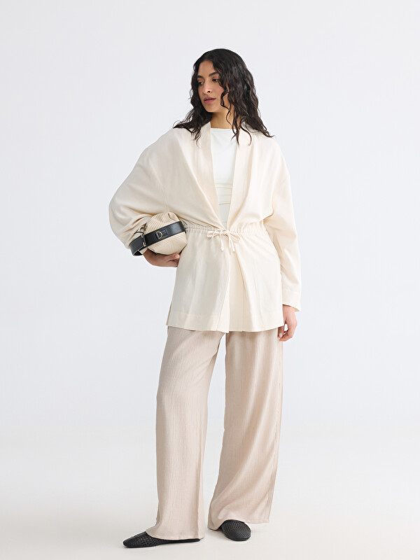 LCW Modest Elastic Waist Women's Trousers
