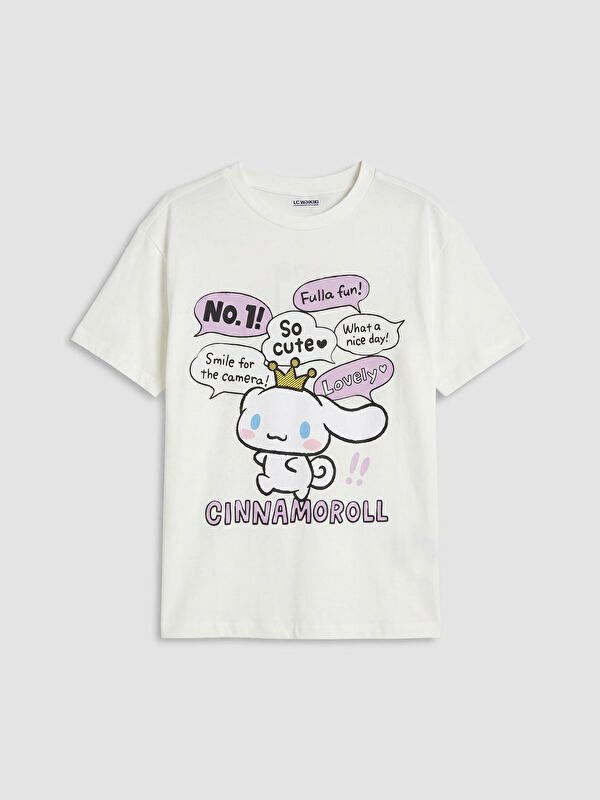 LCW Kids Cinnamoroll Printed Girls' T-shirt