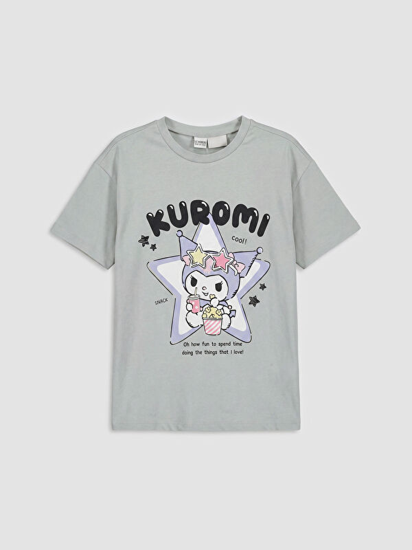 LCW Kids Kuromi Printed Girls' T-Shirt