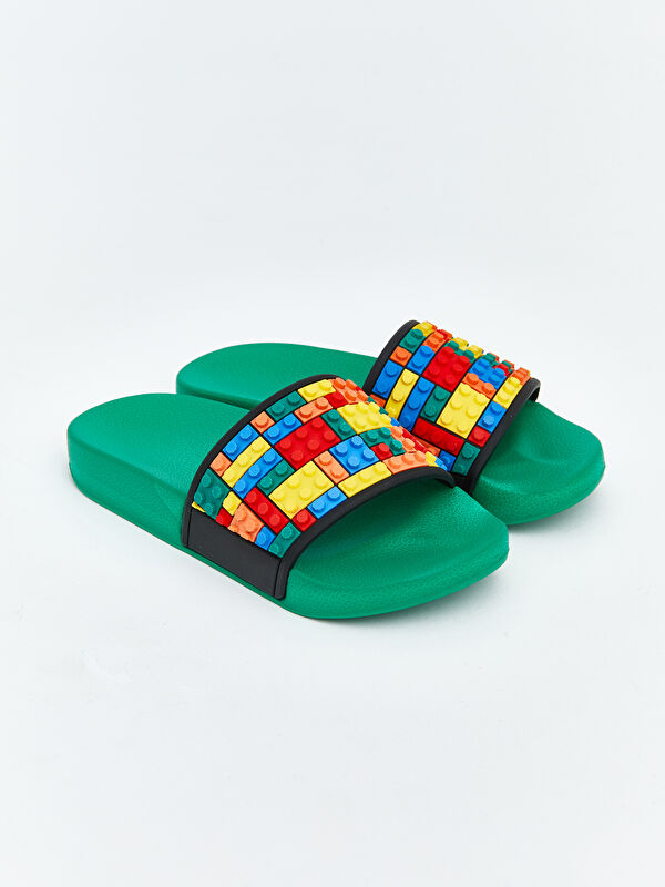 LCW STEPS Pop İt Desenli Erkek Bebek Terlik