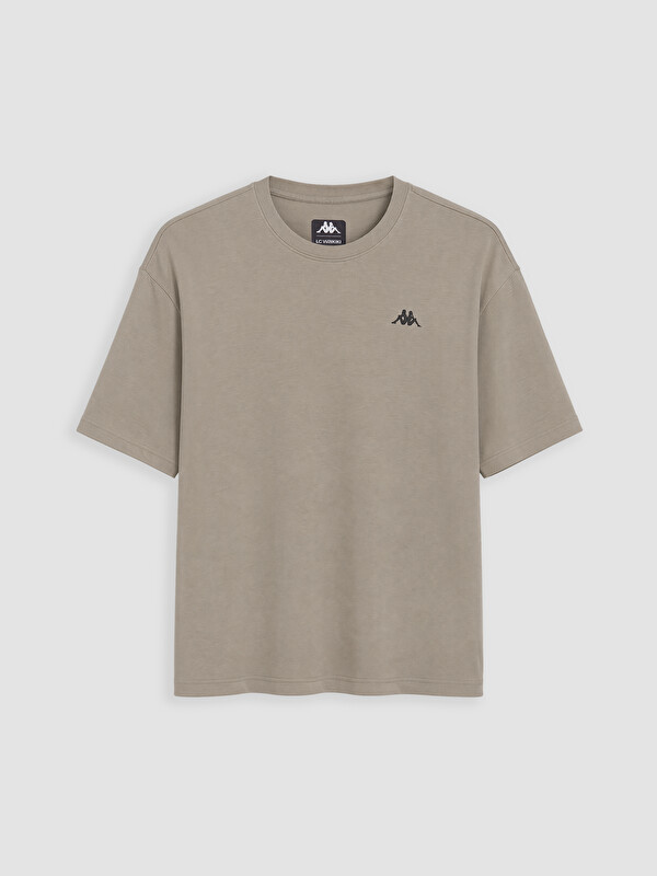 Kappa LC WAIKIKI Bisiklet Yaka Baskılı Unisex Spor Tişört