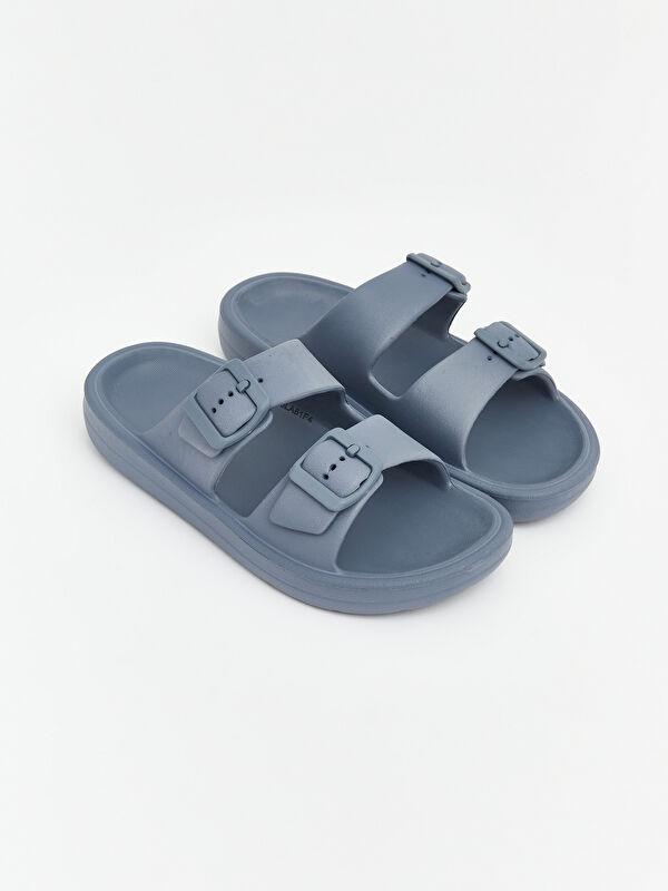 Lcw Steps Yeşil Lcw Steps Çift Bantlı Erkek Çocuk Terlik