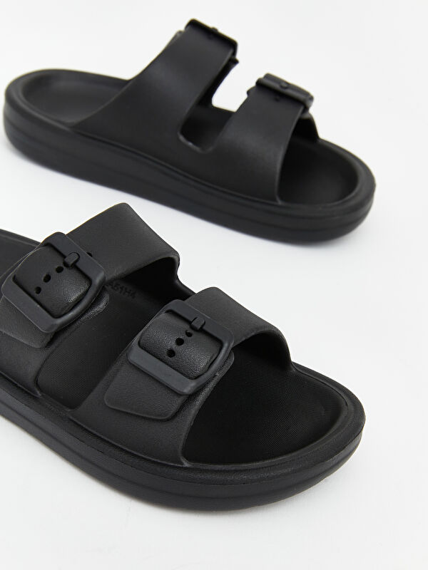 Lcw Steps Siyah Lcw Steps Çift Bantlı Erkek Çocuk Terlik