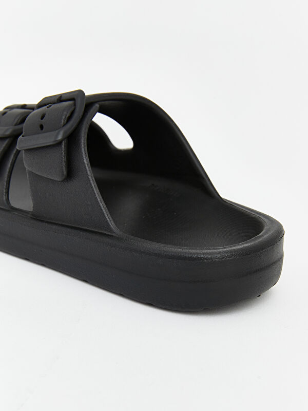 Lcw Steps Siyah Lcw Steps Çift Bantlı Erkek Çocuk Terlik