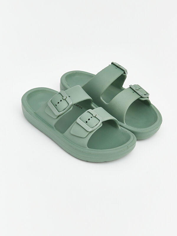 Lcw Steps Siyah Lcw Steps Çift Bantlı Erkek Çocuk Terlik