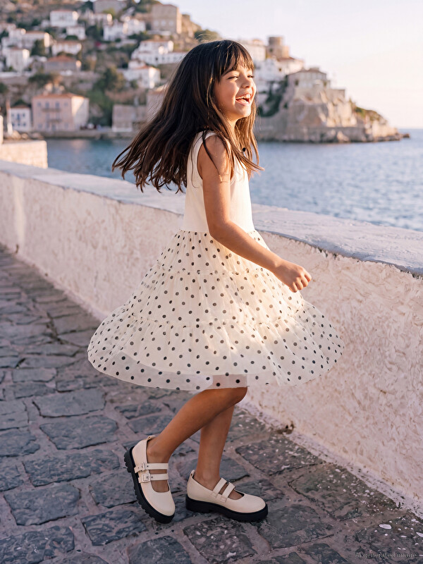 LCW Kids Polka Dot Girls' Tulle Dress