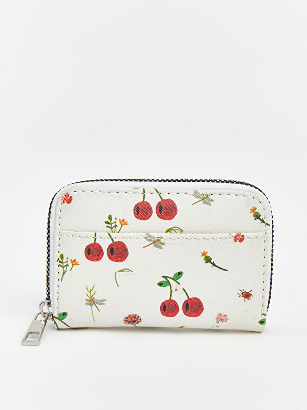 LCW ACCESSORIES Kiraz Desenli Kadın Cüzdan