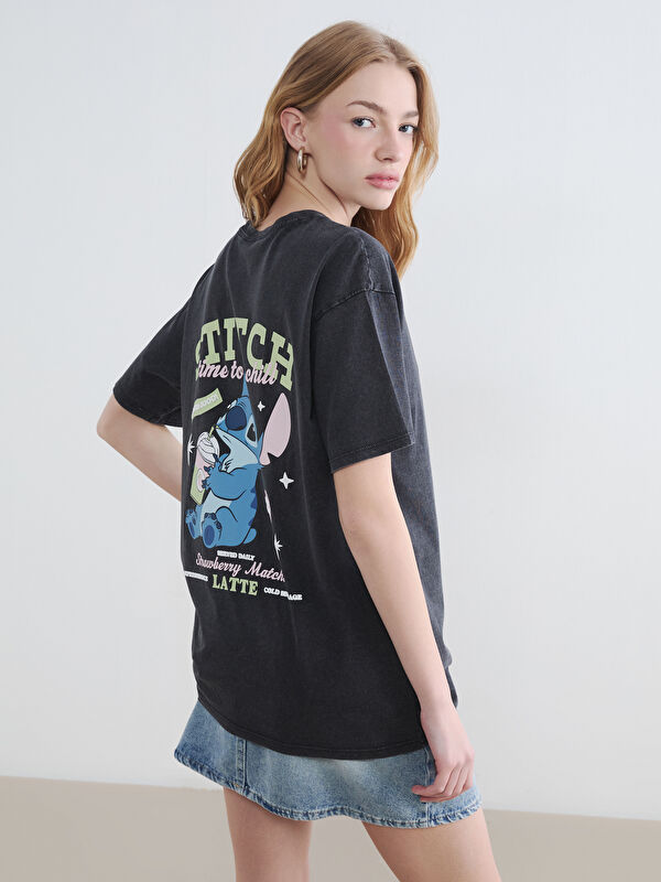 XSIDE Bedrucktes Stitch Damen-T-Shirt
