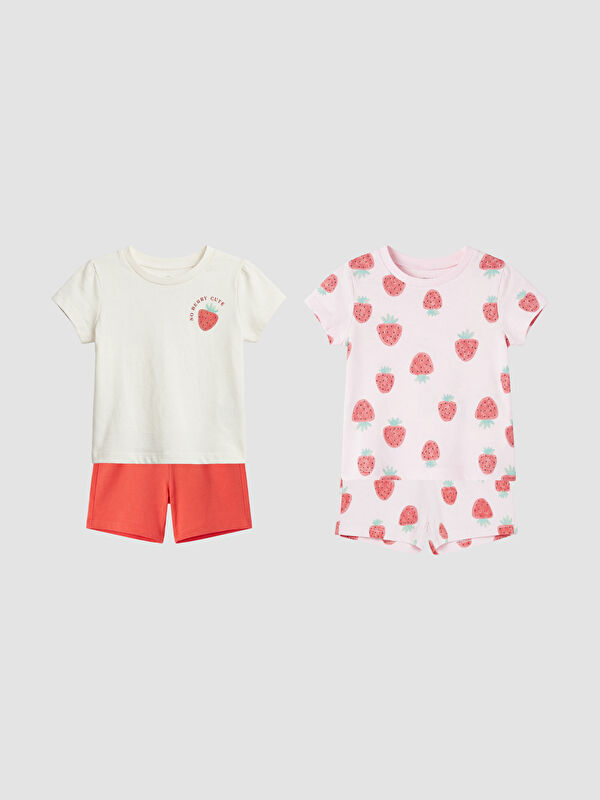 LCW baby Baby Girl Ecru Set