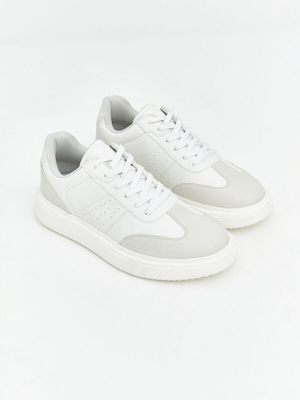 Lcw Steps Siyah Lcw Steps Deri Görünümlü Erkek Spor Ayakkabı