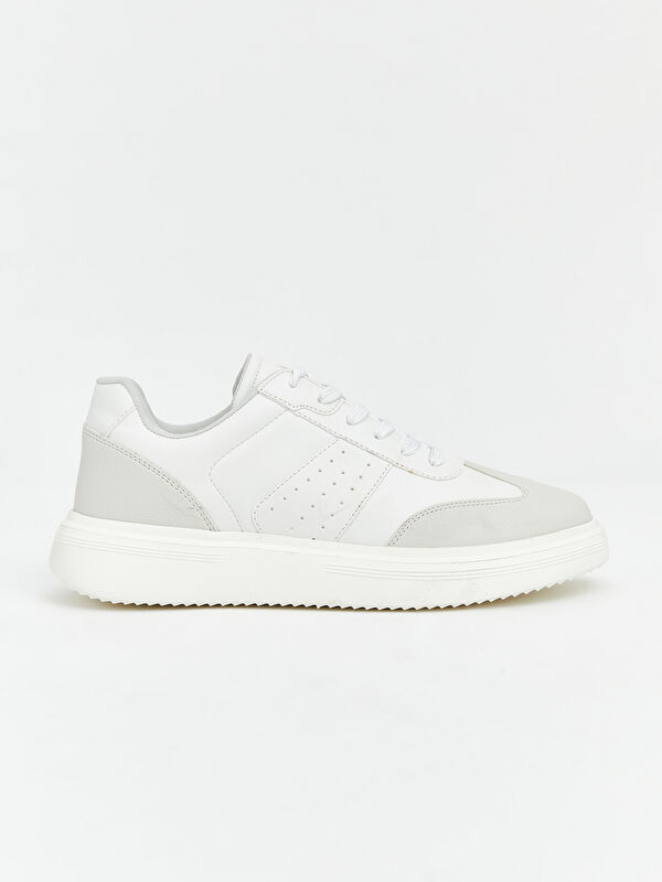 Lcw Steps Siyah Lcw Steps Deri Görünümlü Erkek Spor Ayakkabı