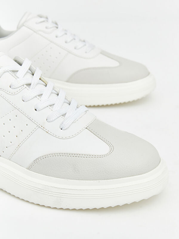 Lcw Steps Siyah Lcw Steps Deri Görünümlü Erkek Spor Ayakkabı