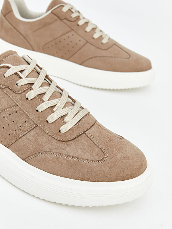 Lcw Steps Siyah Lcw Steps Deri Görünümlü Erkek Spor Ayakkabı