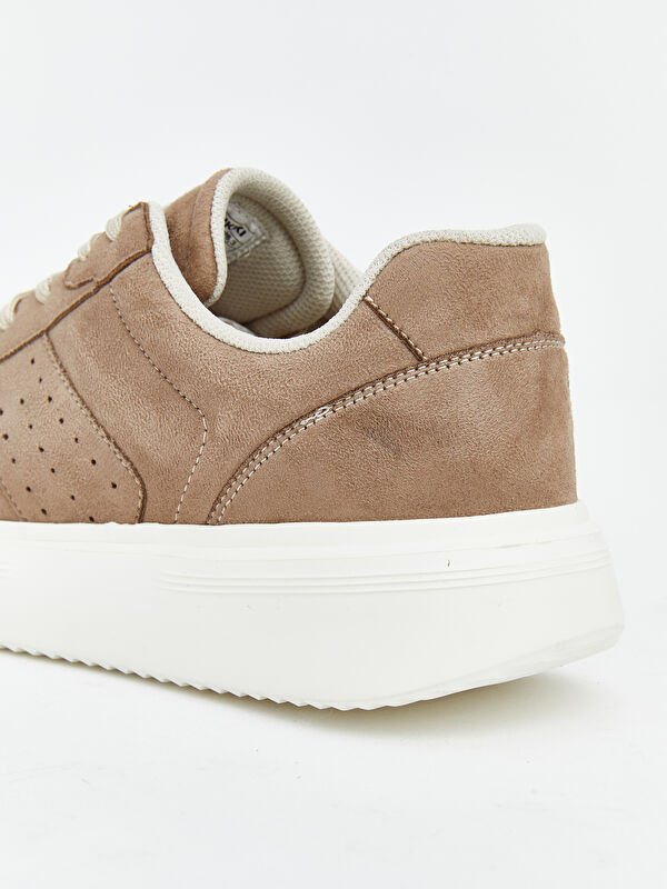 Lcw Steps Siyah Lcw Steps Deri Görünümlü Erkek Spor Ayakkabı