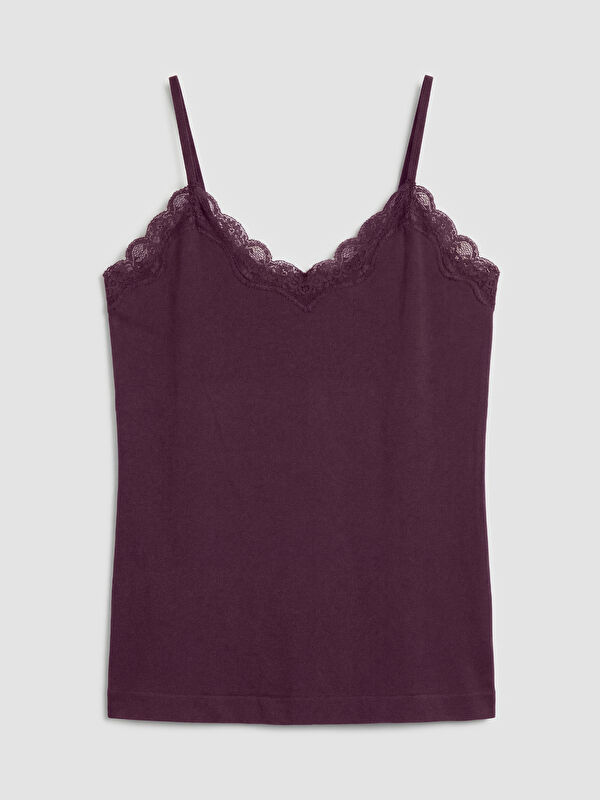 LCW DREAM V Neck Lace Strappy Women's Vest