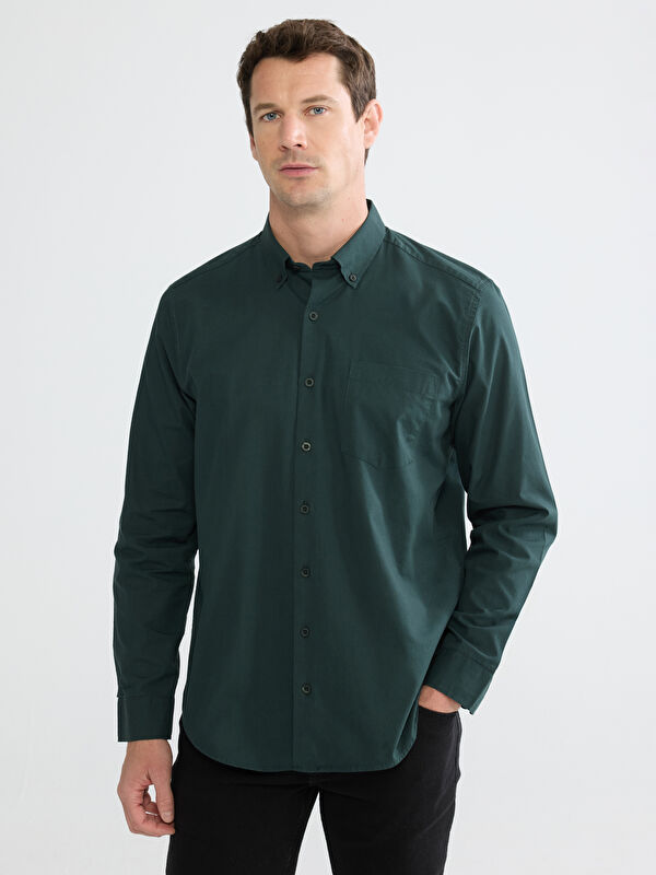 LCWAIKIKI Classic Regular Fit Poplin Erkek Gömlek