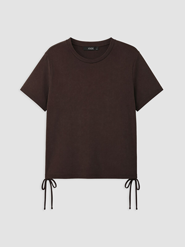 XSIDE Woman Brown T-Shirt