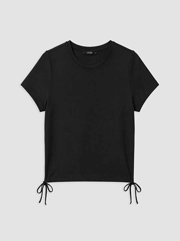 XSIDE Woman Black T-Shirt