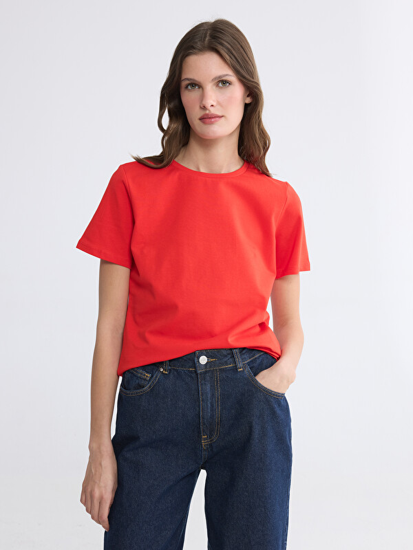 LCW EVERYDAY V Neck Women's T-Shirt