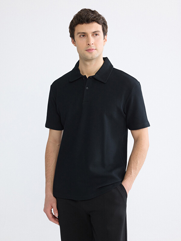 LC WAIKIKI Polo Yaka Penye Erkek Tişört