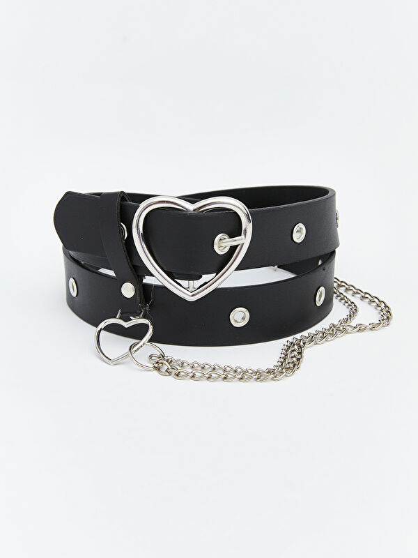LCW ACCESSORIES Zincir Detaylı Kız Çocuk Kemer