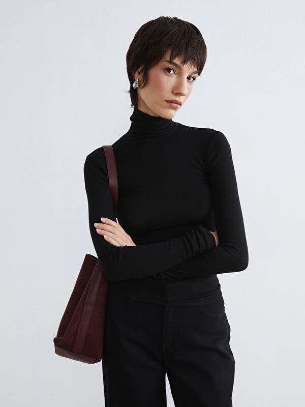 LCW Vision Dik Yaka Kadın Body