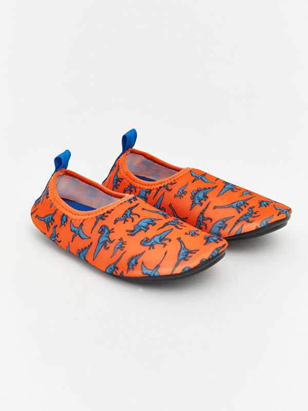 LCW STEPS Dinosaur Patterned Boys' Aqua Shoes