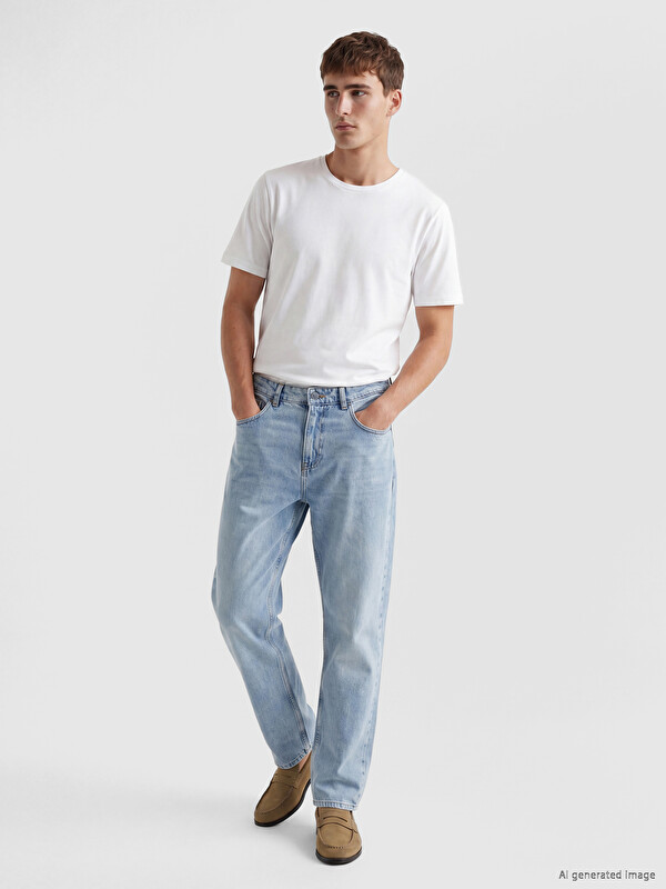 LCW Jeans 745 Baggy Fit Erkek Jean Pantolon