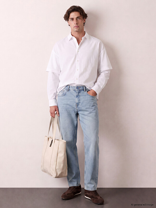 LCW Jeans 745 машки фармерки со широк крој