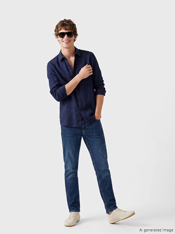 LCW Jeans 750 Slim Fit Erkek Jean Pantolon