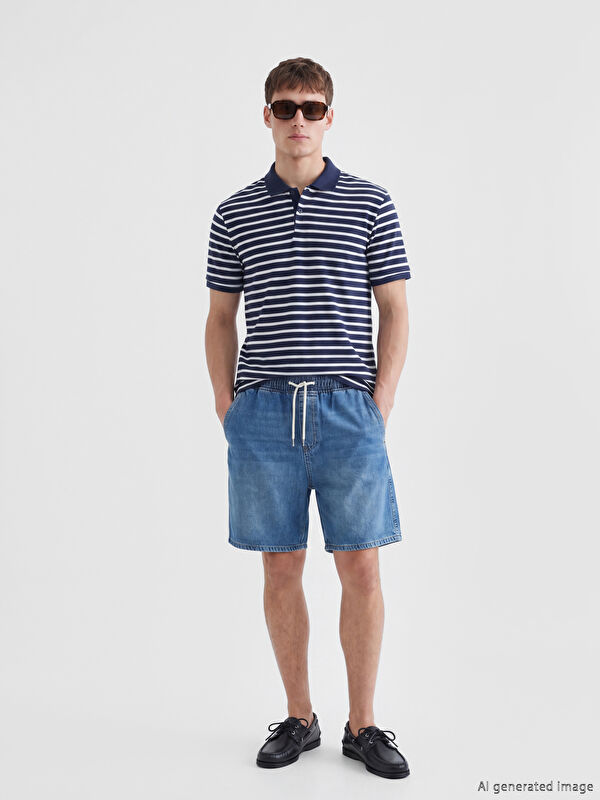 LCW Jeans Loose Fit Erkek Jean Şort