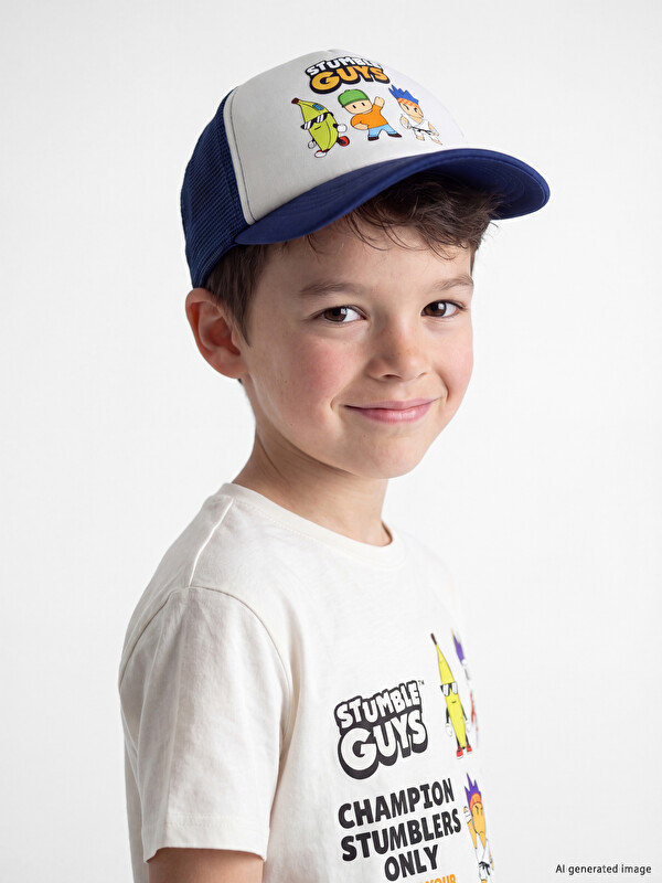 LCW ACCESSORIES Stumble Guys Printed Boys' Baseball Cap