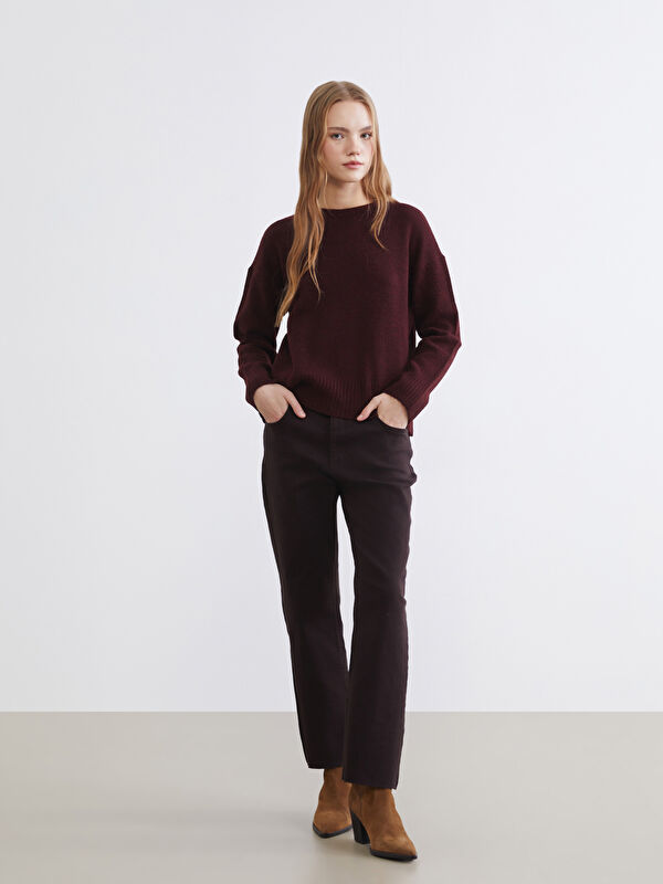 XSIDE Crop Straight Fit Kadın Jean Pantolon