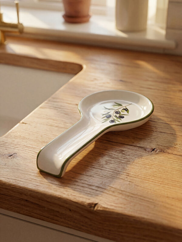 LCW HOME Zeytin Baskılı Seramik Kaşıklık