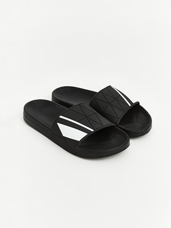 LCW STEPS Desenli Erkek Terlik