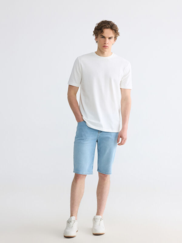 LCW Jeans Slim Fit Erkek Jean Şort