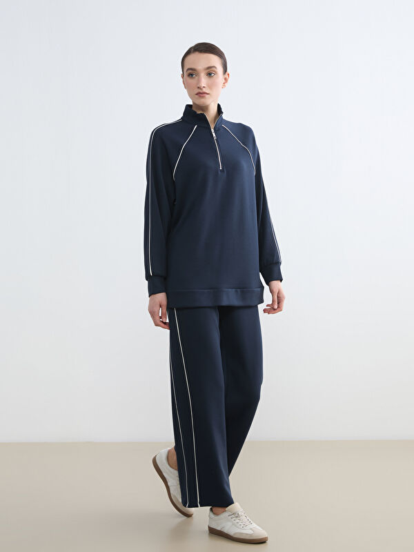 LCW Modest Женские спортивные штаны с широкими брюками и эластичным поясом.