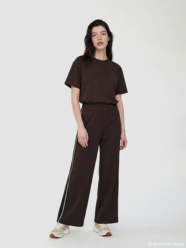 LCW Comfort Beli Lastikli Soft Touch Kadın Eşofman Altı