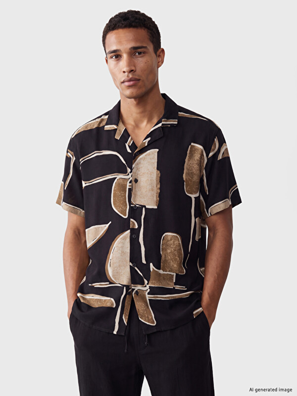 LCW ECO Chemise Noir Homme