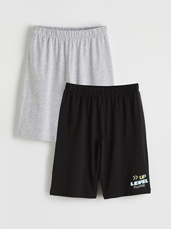 LCW Kids Baskılı Erkek Çocuk Pijama Şort