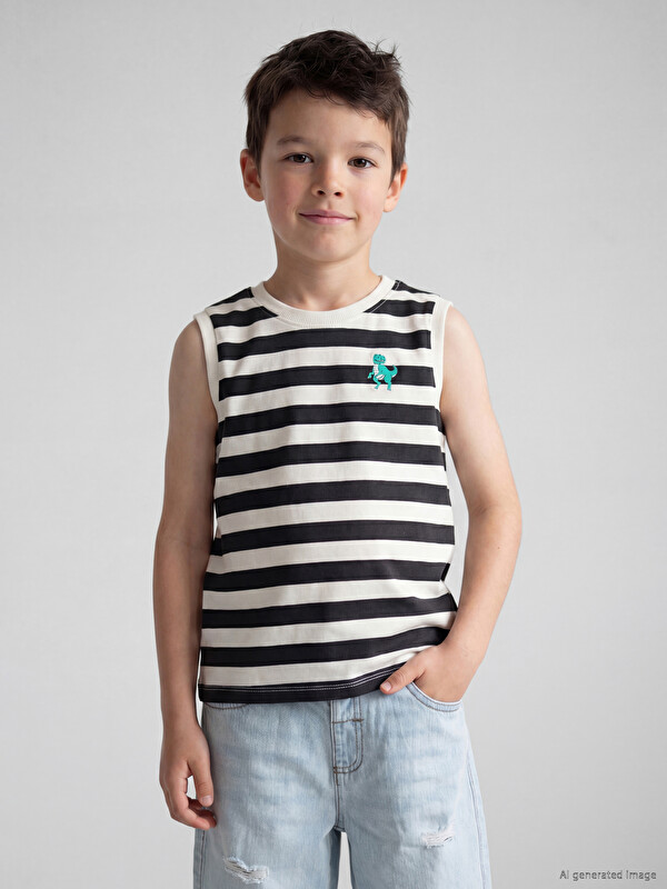 LCW Kids Dečija prugasta majica bez rukava