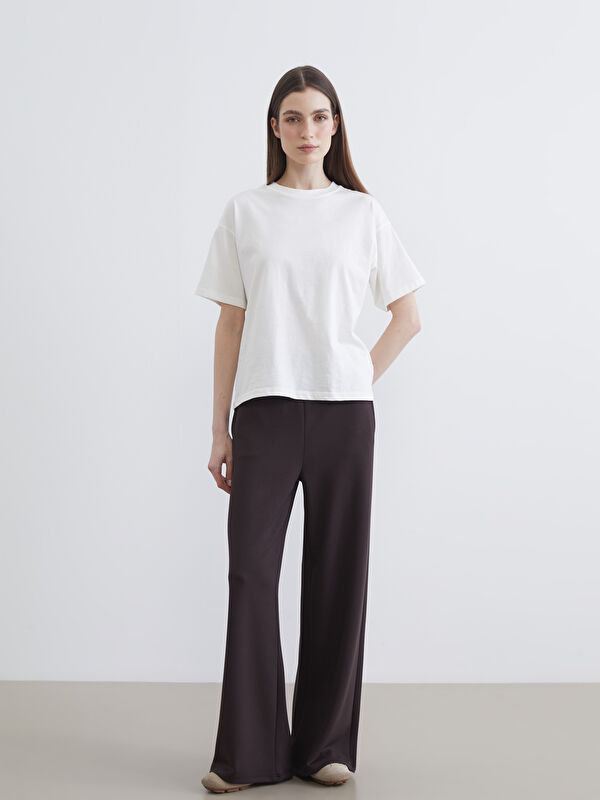 LCW Modest Beli Lastikli Soft Touch Kadın Eşofman Altı