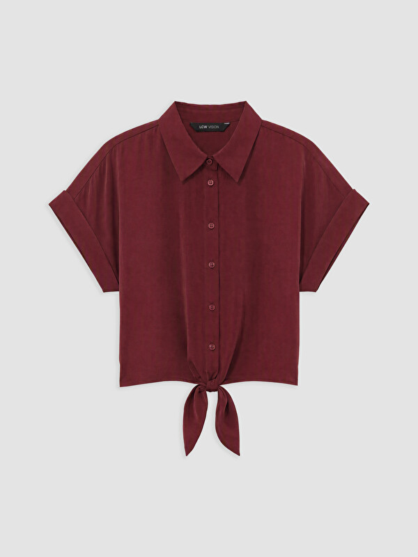 LCW Vision Woman Brown Shirt