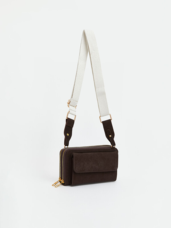 LCW ACCESSORIES Faux Suede Women's Shoulder Bag