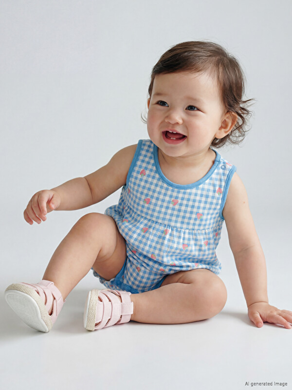 LCW baby Printed Baby Girls' Jumpsuit