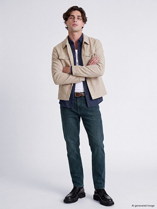 LCW Jeans 779 بنطلونات جينز بقصة عادية للرجال