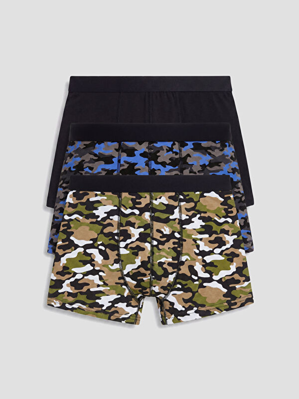LC WAIKIKI Pamuklu Esnek Erkek Boxer 3'lü