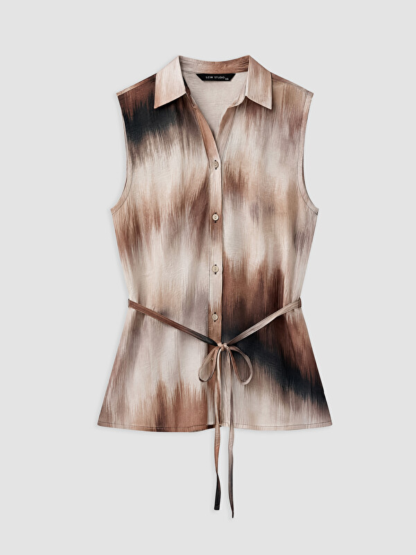 LCW STUDIO Woman Brown Shirt